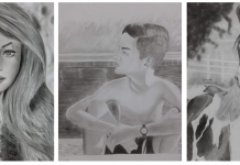 Garoto autista desenha retratos que parecem fotografias: “ajuda na minha ansiedade”.