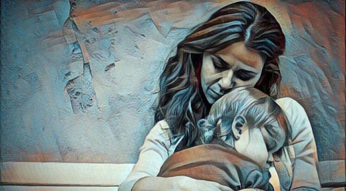 Não fique triste porque você é uma mãe solteira…. Há mulheres que têm marido e eles não ajudam em nada.