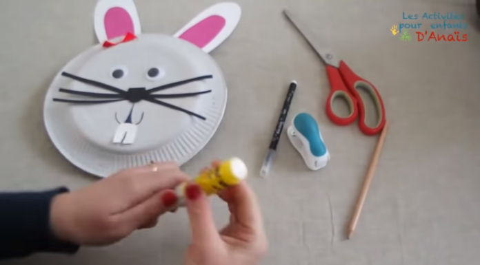 Faça rapidamente um lindo coelho com seus filhos