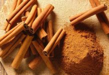 Canela para uso e prevenção no tratamento de diabetes.