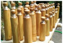 Estado indiano introduz garrafas de água de bambu, depois de proibir plástico.