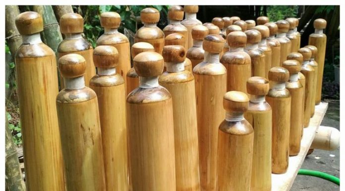 Estado indiano introduz garrafas de água de bambu, depois de proibir plástico.