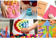 Atividades e Jogos que estimulam a motricidade fina e que podem ser feitos em casa.