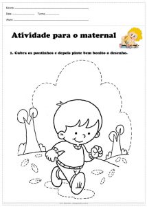 atividades para crianças do maternal Sabedoria Pura