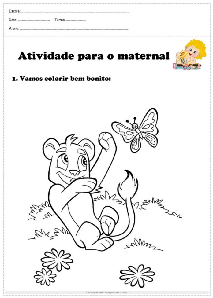 Atividades Para Crian As Do Maternal Sabedoria Pura