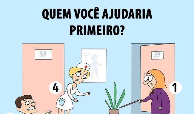 Teste: Quem você ajudará primeiro?