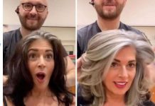 Nada de cobrir a raiz! Este cabeleireiro propões às clientes que exibam orgulhosamente suas madeixas grisalhas