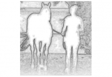 Teste: Para onde vai a garota com o cavalo? Indo ou vindo?