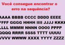 Quebra-cabeça: Nesta imagem há um erro. És capaz de encontrar?