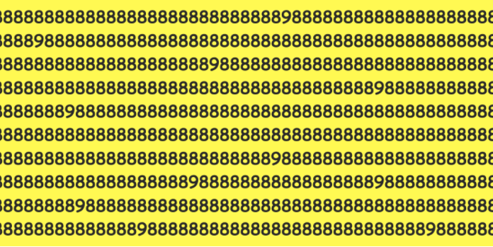 DESAFIO DO DIA: Quantos 9s você vê na foto? Apenas 1 em cada 4 pessoas os vê a todos!