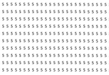 Enigma Visual: Existem vários “S’s” escondidos nesta imagem. Quantos você consegue localizar?