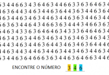 Você consegue encontrar o numeral “346” em menos de 30 segundos?