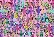 Teste visual difícil: encontre um “amigo” entre os vasos.