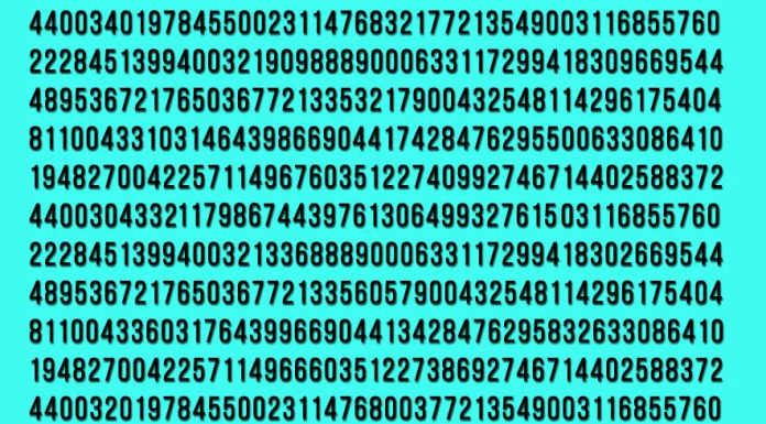 Você confia na sua visão? Você consegue encontrar o número 1830 na imagem?