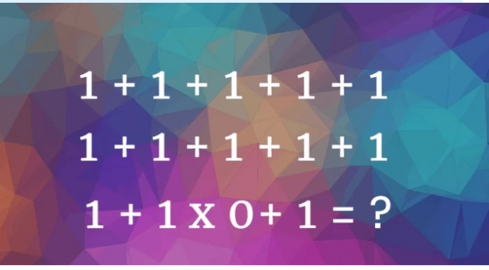 Apenas 2% conseguem resolver corretamente esta simples equação matemática.