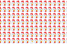 Desafio de atenção: Encontre o galo diferente em menos de 10 segundos.