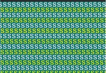 Quão rápido você pode? Você consegue encontrar um intruso entre tantas letras “S’s” ?