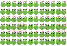 Você consegue ver em 06 segundos, você pode identificar o sapinho diferente?