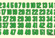 Parece uma sequência regular de números, exceto que não é! Você pode encontrar 2 erros?