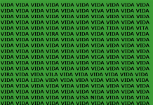 Na palavra VIDA substituímos apenas UMA letra e obtivemos 10 novas palavras. Você pode encontrá-los em 60 segundos?