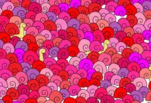 Muitos usuários não conseguem encontrar o coração escondido na imagem.