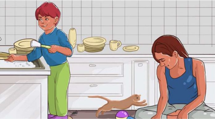 Algo não está certo na foto de família! Consegue ver o quê? 😱😱