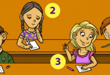 Desafio de hoje: Qual desses alunos está trapaceando? 👀