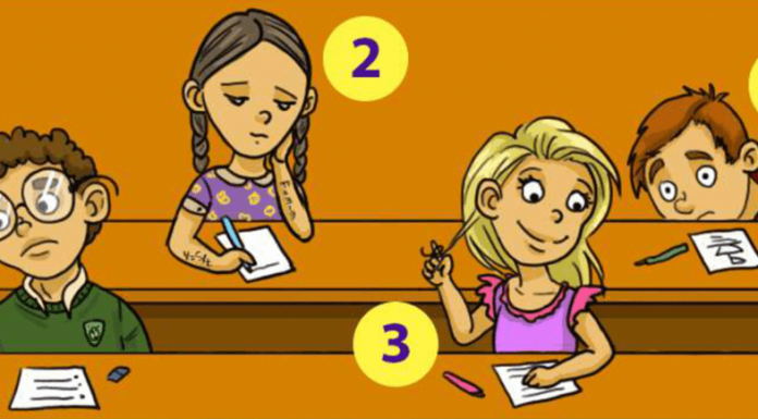 Desafio de hoje: Qual desses alunos está trapaceando? 👀