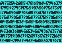 Testando a atenção: 🧐Encontre três letras entre os números em 20 segundos.