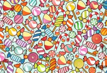 Você consegue identificar um grão de café entre os doces e pirulitos?