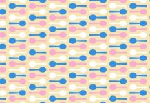 Desafio visual (alto nível): encontre a pá entre as colheres coloridas.