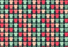 Desafio viral: Encontre as 4 camisetas com gola em “V” ocultas.