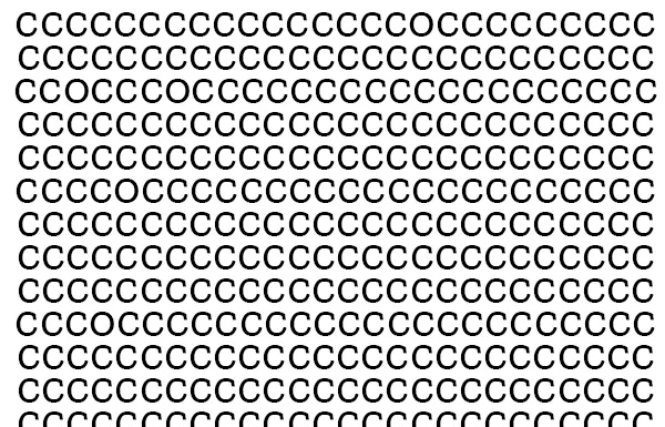 Há um monte de O’s escondidos na imagem – ⏰quantos você consegue encontrar?