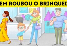 Hora do quebra-cabeça: Sherlock Holmes levaria menos de um minuto para descobrir quem é o ladrão nessa foto. Pista: a criança não é o meliante.