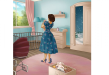 O quarto deste bebê tem cinco coisas estranhas. 👼Você as encontrou ?!