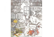 Raciocínio e acuidade visual para resolver: Onde está a caneca na foto?