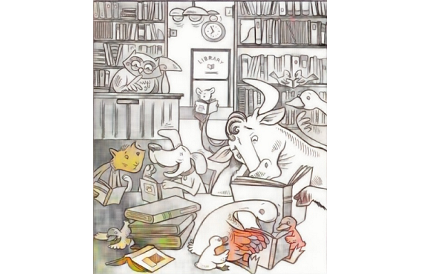 Raciocínio e acuidade visual para resolver: Onde está a caneca na foto?