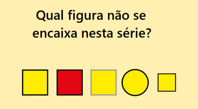 Enigma: qual é a figura que não se encaixa nesta série?