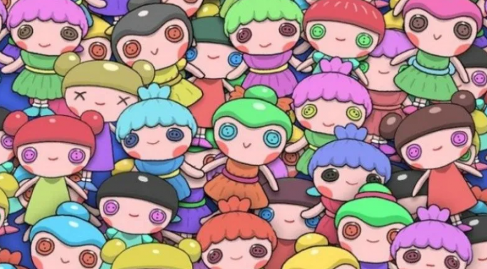 Desafio: encontre a boneca diferente da imagem😊