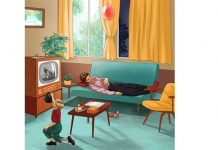 Desafio visual: Uma casa confortável, mas os bugs são muito evidentes. Localize-os!