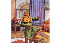 O menestrel (poeta medieval) perdeu sua harpa: ajude a encontrar!😎