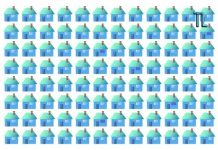 Você vê as 5 casas diferentes das demais na imagem? Divirta-se com este desafio viral.