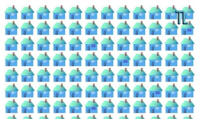 Você vê as 5 casas diferentes das demais na imagem? Divirta-se com este desafio viral.