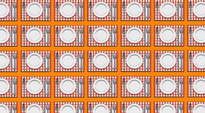 Desafio visual: Encontre os conjuntos de talheres de faca dupla