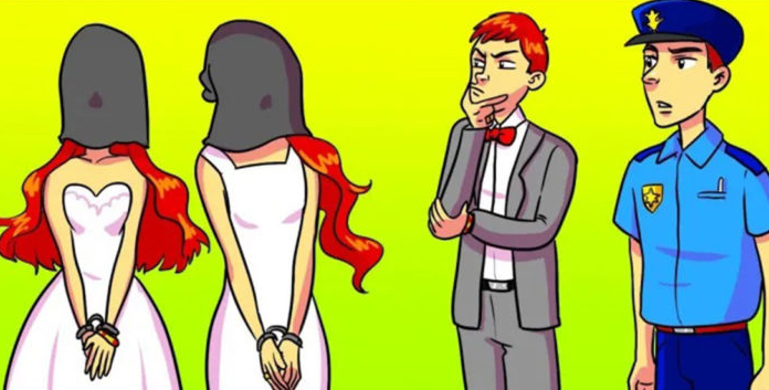 Este quebra-cabeça vai te confundir! Você sabe quem é a noiva?