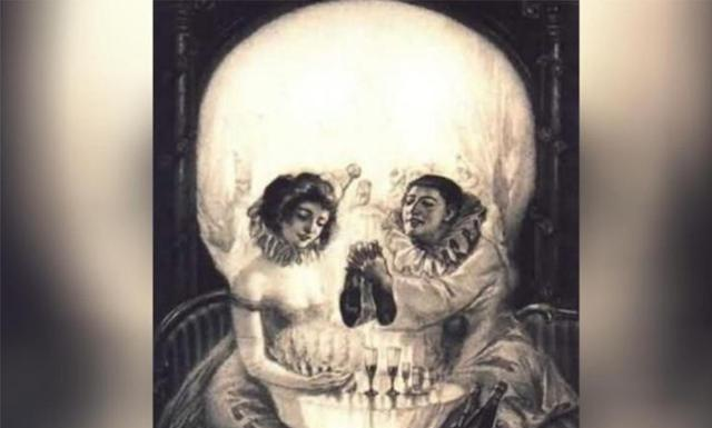 Mulher, homem ou crânio? O que você vê primeiro revelará seu lado mais sombrio