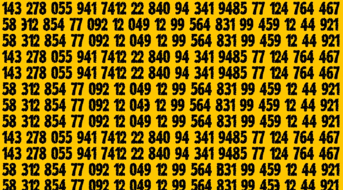 Desafio: Encontre uma letra camuflada entre os numerais em 10s!