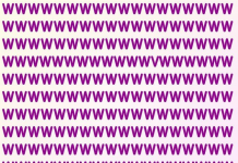 Desafio do momento: Encontre outra letra ilustre entre os “W’s” em 10 s.