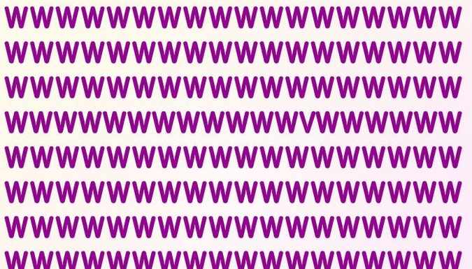 Desafio do momento: Encontre outra letra ilustre entre os “W’s” em 10 s.