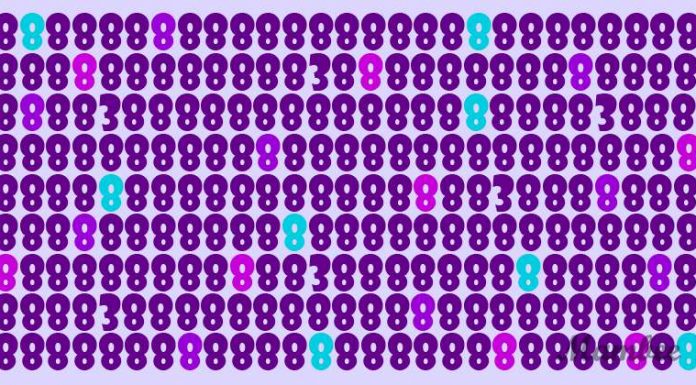 Quão observador você pensa que é? Você tem apenas 30s para detectar os intrusos entre os “8”!